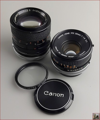 Objectif canon 50mm s c - fd, 1,8