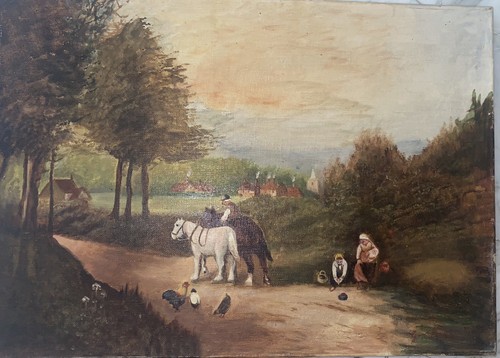 Tableau ancien 46x33 - ancien, 8p