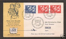 Sweden Sc 492-3 on 1957 First