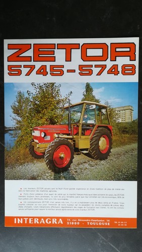 Brochure tracteur zetor - brochure,