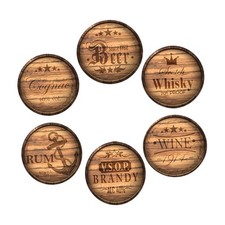 Lot de 6 dessous de verre en