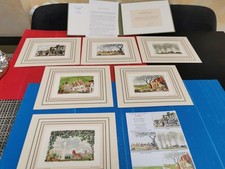 6 bois gravés  Lemarié Fables de La Fontaine  Les Heures Claires. EB MAR  015-7