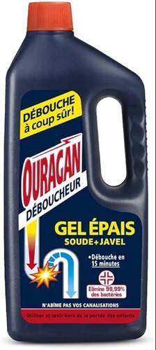 Ouragan déboucheur gel - déboucheur,