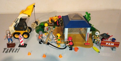 Lot playmobil gros chantier - lot,