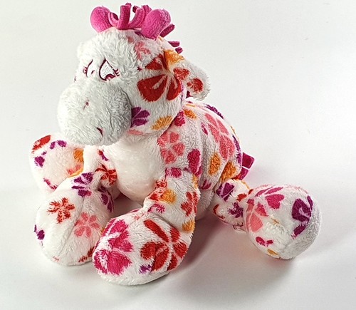 Peluche doudou giarfe blanche - doudou,