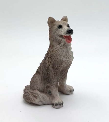 Figurine animaux chiot husky - animaux,