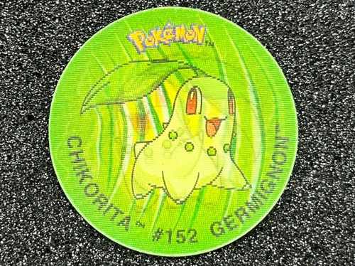 Pog 152 chikorita - pog, #152
