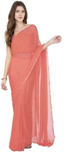 Sari mousseline pure pour - sari,