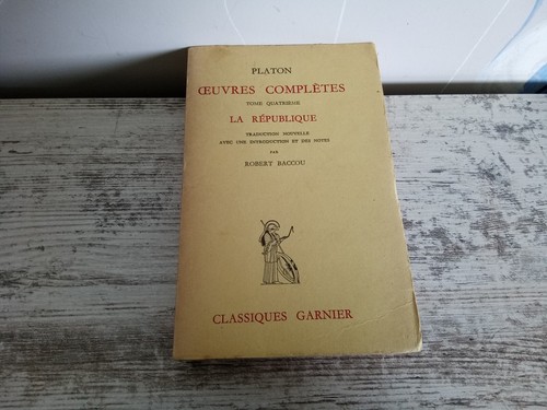 Platon œuvres complètes - complètes, tome