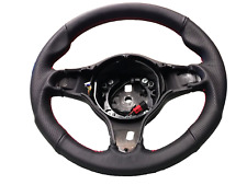 steering wheel cover for Alfa Romeo 159 TI genuine black leather to replace sewing