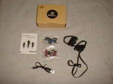 BESTFY WIRELESS BLUETOOTH EARPHONES IPX7 WATERPROOF SPORTS EAR BUDS BUILT IN MIC