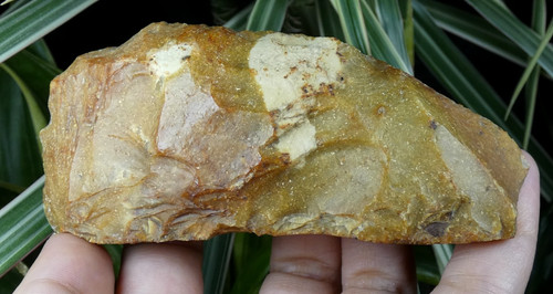 Outil silex taillé du - taillé,
