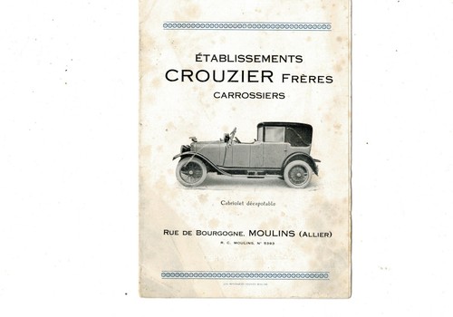 Depliant carrosseries crouzet - ,