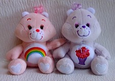 2 Bisounours Care Bears Peluche 2019 Bandai 18 cm