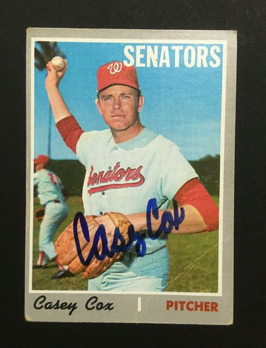 Casey cox senators signed 1970 - casey,