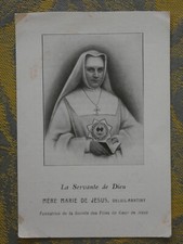 Pious Image Servant of God Mother Mary of Jesus Founder of Daughters of Heart