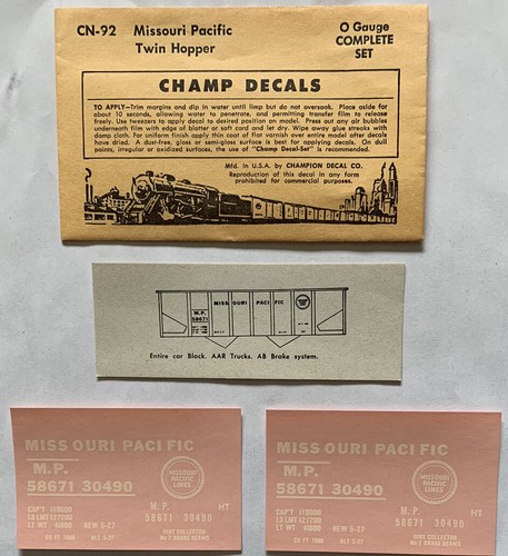 Champ scale decal mopac mp - scale, decal-mopac/mp