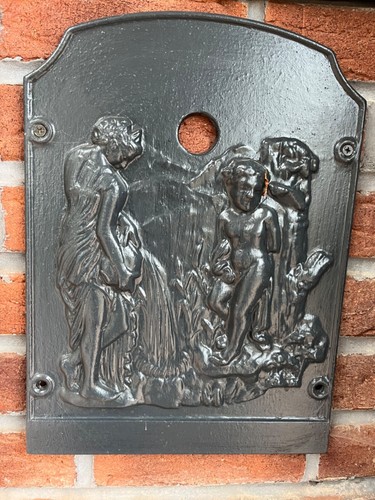 Ancienne plaque cheminée - ancienne,