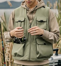 Hommes Gilet Multi-Poches