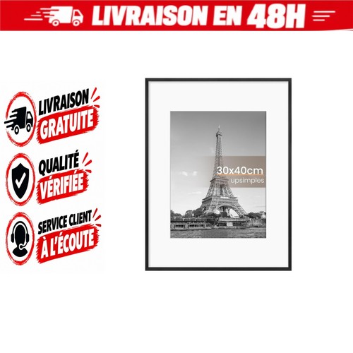 Cadre photo 30x40 aluminium - cadre,
