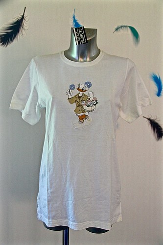 Tee shirt blanc - shirt, daisy