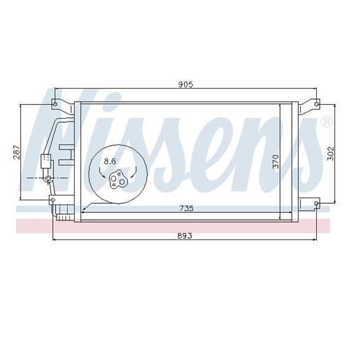 Nissens 94797 condenseur - nissens,