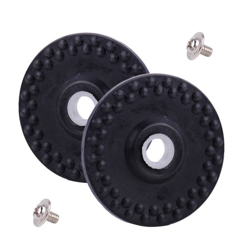 2pcs Rubber Wheel With Collars