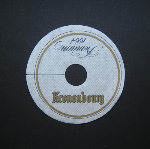 Kronenbourg mushroom doily - mushroom,