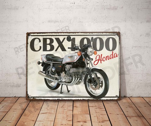 Plaque métal vintage - , honda