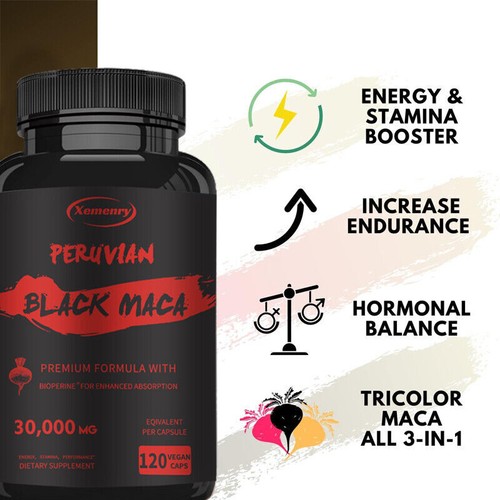 Maca noire péruvienne 30000mg - maca,