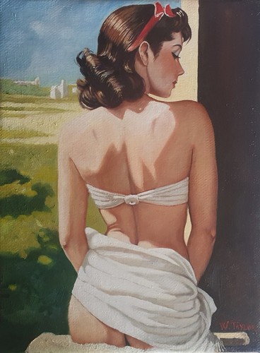 Superbe tableau huile sur - à, l'huile