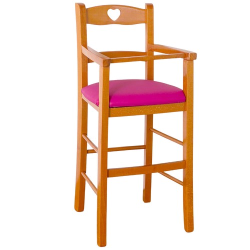 Chaise haute bois cerise - chaise,