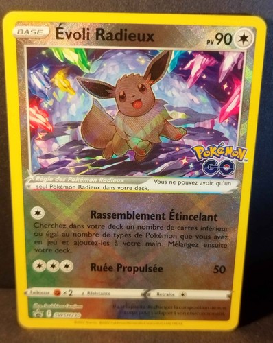 Carte pokemon évoli - carte, radieux