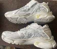 Balenciaga Mens Runner Gradient Sneakers Size 11 Low-Top Chunky Mesh Worn-Effect