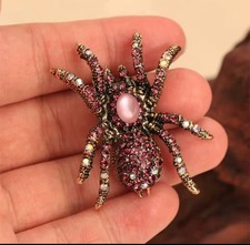 Broche vintage- Araignée en