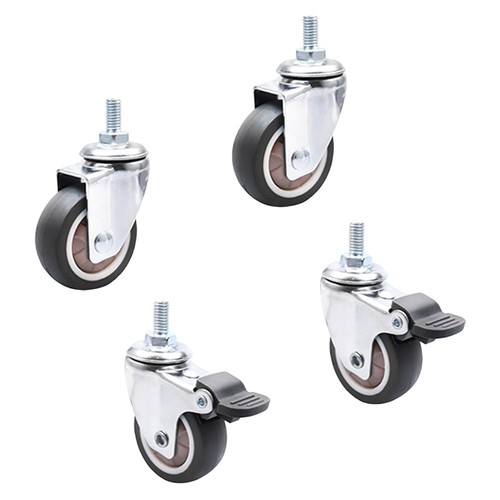 Lot roulette pivotantes - de, 4