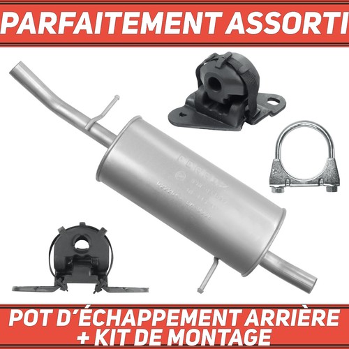 Pot échappement arrière - pot,