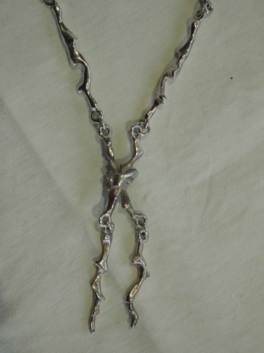 Collier sautoir vintage biche - collier,