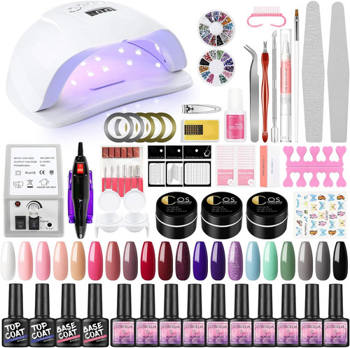 20pcs kit ongle complet - kit, uv