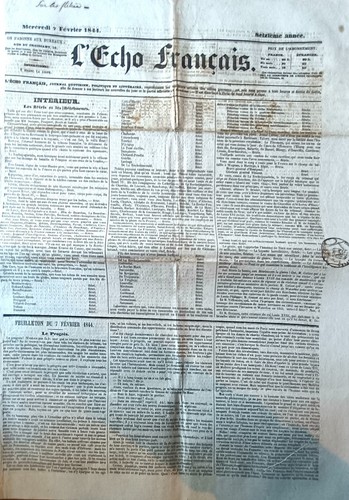 Vieux journal l echo - vieux, l'echo