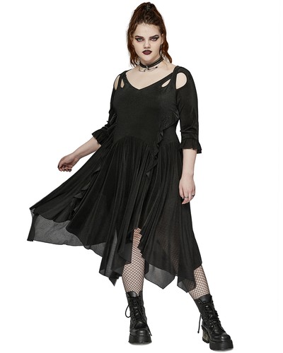 Robe midi gothique - robe,
