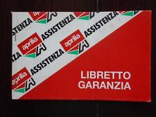 Libretto Garanzia-Aprilia-warranty booklet Tuareg 50