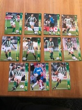 11 cartes football Panini Real