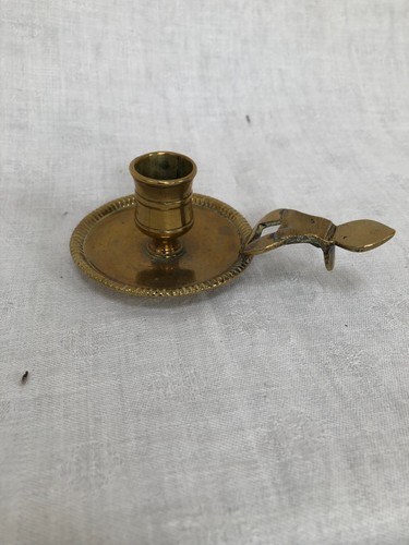 Bougeoir main bronze et - main,