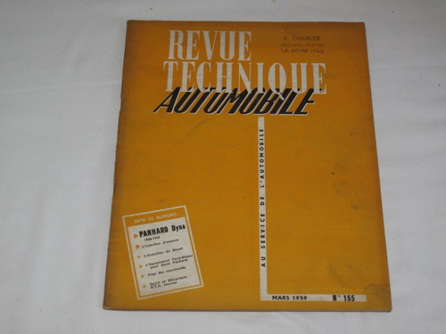 Revue technique panhard dyna - panhard,