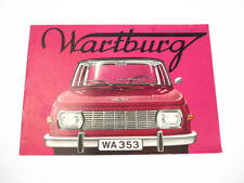 Wartburg 353 sedan tourist brochure IFA Eisenach GDR 1969