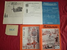 N°3926 / Motor pump R.V. leaflet color, plan and leaflet