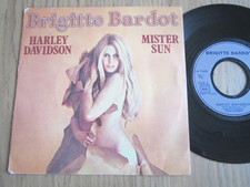 RARE 45T SP BRIGITTE BARDOT HARLEY DAVIDSON GAINSBOURG 1980 AZ/1 773 COMME NEUF