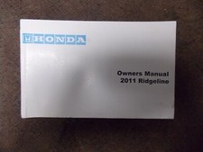 Nouveau Manuel Du Propriétaire 2011 HONDA RIDGELINE