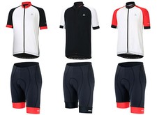 AIRTRACKS Vélo Set : Cuissard Court Comfort Line + Maillot de Vélos Manches Pro